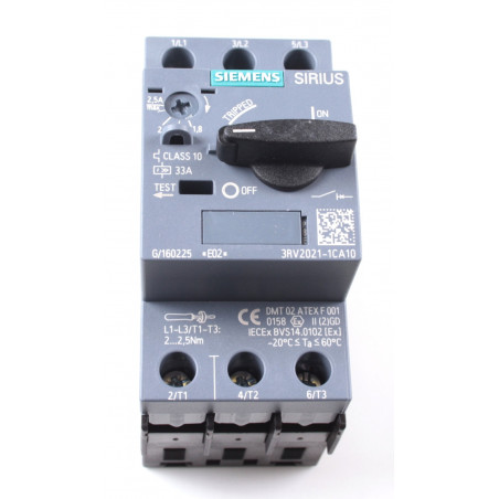 INT.AUT.To.S0 P/MOT.CL.10 33A BNE.TORN. 3RV2021-1CA10