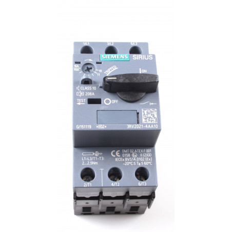 INT.AUT.S0 CL.10 11-16A TORN. 3RV2021-4AA10