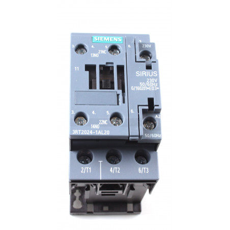 CONT.AC-3 5,5Kw 400V NA+NC 230V S0 TORN. 3RT2024-1AL20