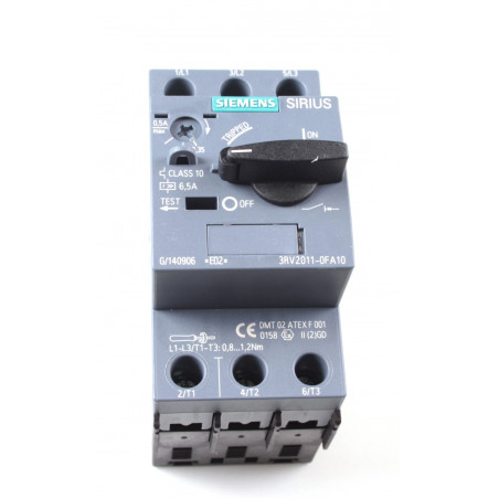 INT.AUT.3RV2 S00 0,35-0,5A CL.10 TORN. 3RV2011-0FA10
