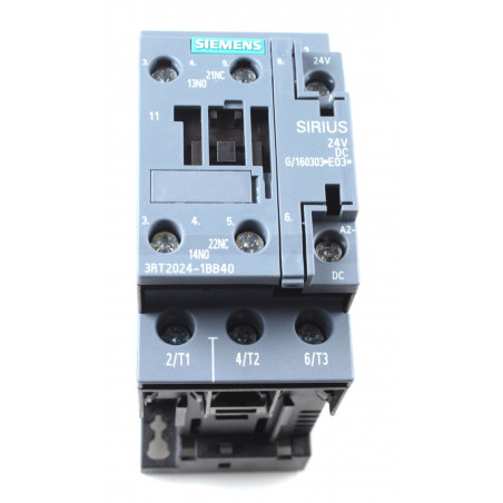 CONT.AC3 5,5Kw 1NA+1NC DC 24V S0 TORN. 3RT2024-1BB40