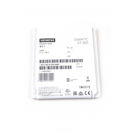 TARJ.MEM.S7-300/C7/ET 200 NFLASH 128 KB 6ES7953-8LG30-0AA0