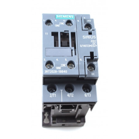 CONT.AC-3 18,5Kw 400V NA+NC 24V S0 TORN. 3RT2028-1BB40