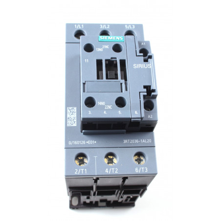 CONT.50A 230V 22Kw 1NA+1NC BNE.TORN. 3RT2036-1AL20