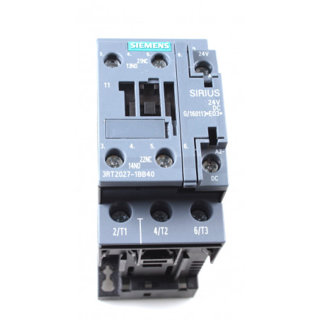 CONT.AC-3 15Kw 400V NA+NC DC 24V S0 TORN 3RT2027-1BB40